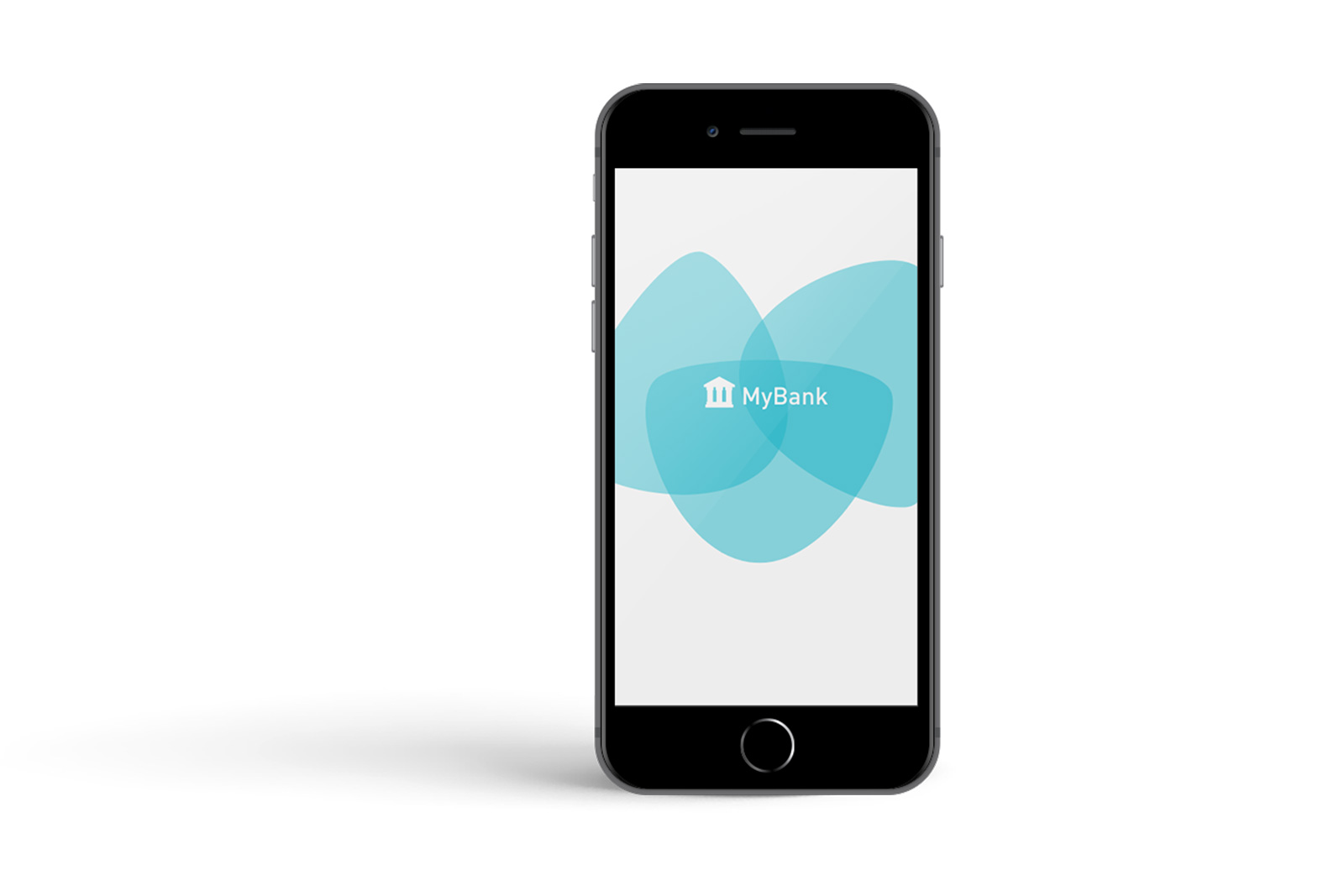 Example MyBank mobile splash screen