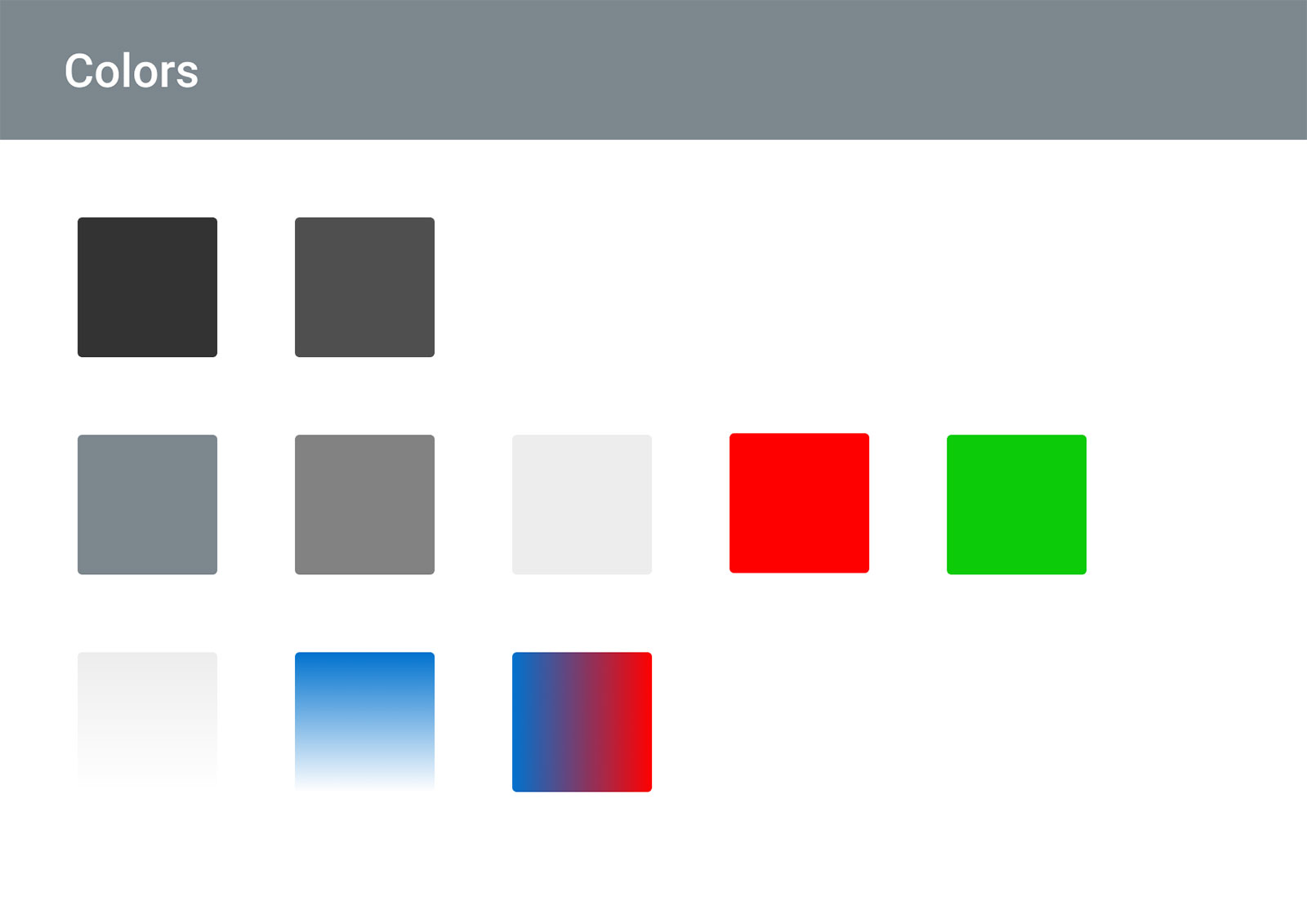 Design system colors