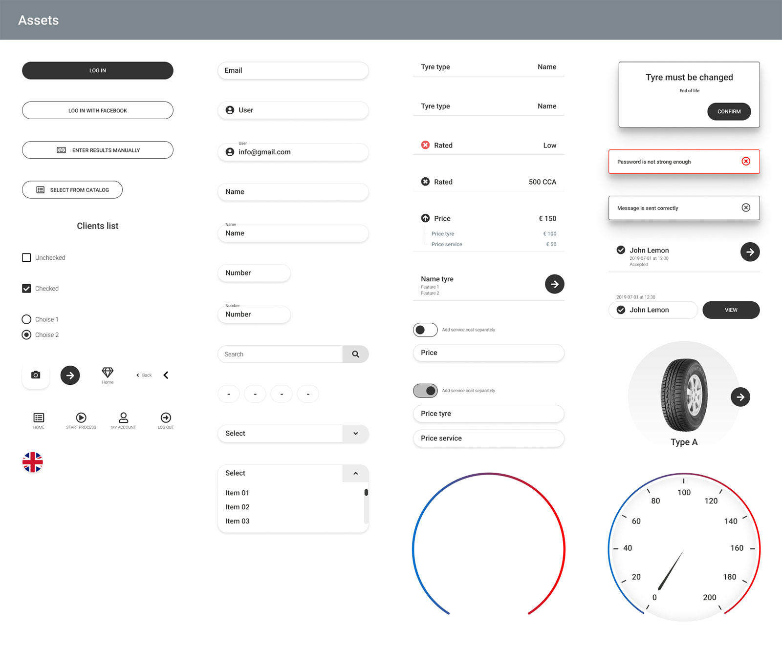 Design system assets
